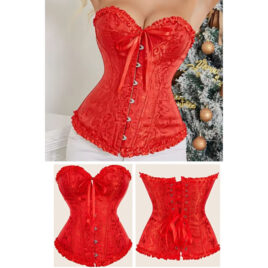 Red Overbust Corset